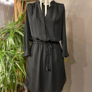 Babaton Black Silk Dress